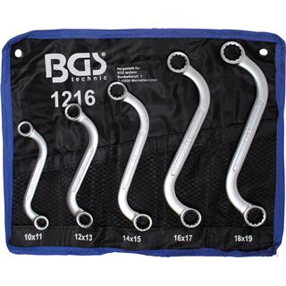 Ring spanners 10-19 mm BGS TECHNIC
