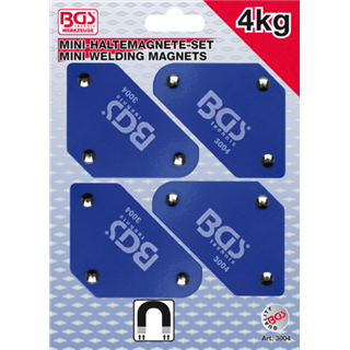 4-piece set of magnetic holders 45° - 90° - 135° BGS TECHNIC