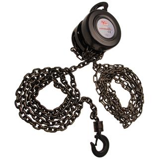 Chain hoist with lifting height 2,5 m, load capacity 1 ton BGS TECHNIC