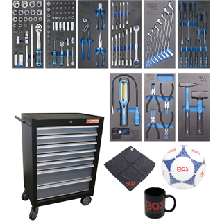 Tool trolley with 120-piece tool set BGS TECHNIC