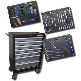 Tool trolley with 263-piece tool set BGS TECHNIC