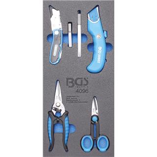 1/3 Set of knifes and shears BGS TECHNIC