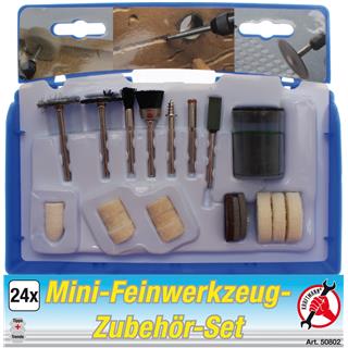 Set for precision grinding and polishing, 24-piece BGS TECHNIC