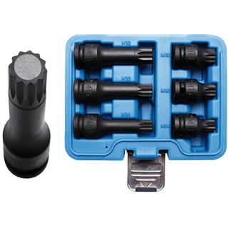 6-piece socket set XZN 1/2", 14-16-18 mm BGS TECHNIC