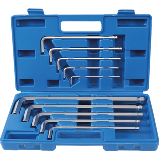 Set of internal hexagon wrenches, 10-piece BGS TECHNIC