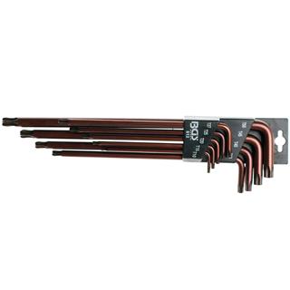 9-piece set of long Torx wrenches T10 -T50 BGS TECHNIC