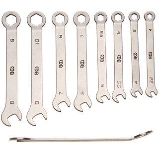 Thin combination wrenches 4-10 mm BGS TECHNIC