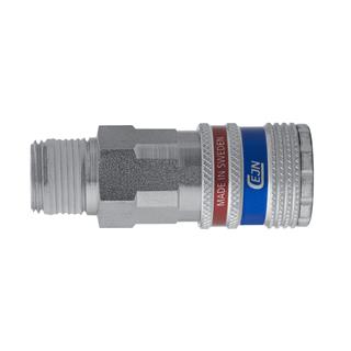 Quick coupling DN 7,2 with external thread eSafe 