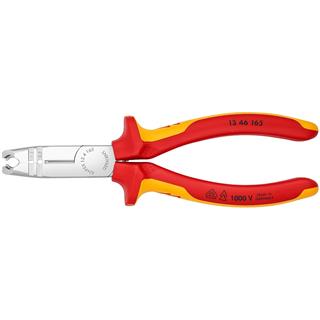 VDE pliers with stripping and wire cutting function 13 46 165 KNIPEX