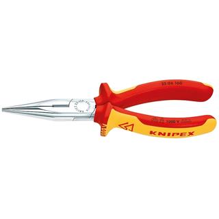 Long flat VDE insulated pliers 25 60 160 KNIPEX