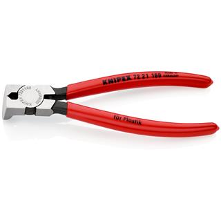 Diagonal cutter for plastics, right-angled 160 mm 72 21 160 KNIPEX