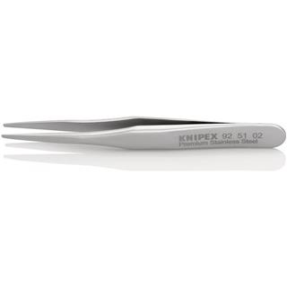 Gripping tweezers, blunt tip, stainlesssteel KNIPEX