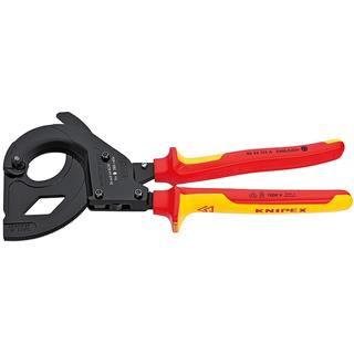 VDE cable shears with ratchet 95 363 15A KNIPEX