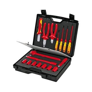 17-piece tool case with electricians' tools 98 99 11 KNIPEX