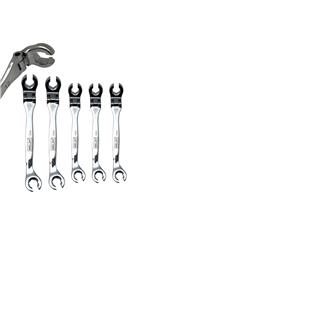 5-piece spanner set for pipe connections, offset WELZH