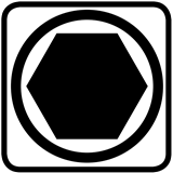 Internal hexagon