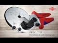 Pipe cutter for composite pipes KNIPEX Pipe cutter for composite pipes KNIPEX