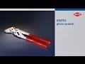 Pliers wrench with multi-component grips KNIPEX Pliers wrench with multi-component grips KNIPEX