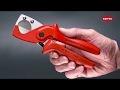 Pipe cutter for plastic composite pipes KNIPEX Pipe cutter for plastic composite pipes KNIPEX