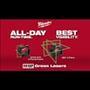 Battery powered green levelling laser 360° M12 3PL-401C MILWAUKEE Battery powered green levelling laser 360° M12 3PL-401C MILWAUKEE