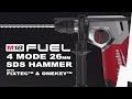 Cordless hammer drill Fuel SDS-Plus M18FHX-0X MILWAUKEE Cordless hammer drill Fuel SDS-Plus M18FHX-0X MILWAUKEE