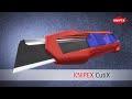 Universal knife CutiX 90 10 165 BK KNIPEX Universal knife CutiX 90 10 165 BK KNIPEX