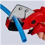 Pipe cutter for multilayer and pneumatichoses 90 10 185 KNIPEX